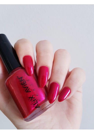 Alix Avien Sedefli Pembe Oje 105 Yüksek Pigmentli Uzun Süreli Kalıcılık Hızlı Kuruma Nail Lacquer 105