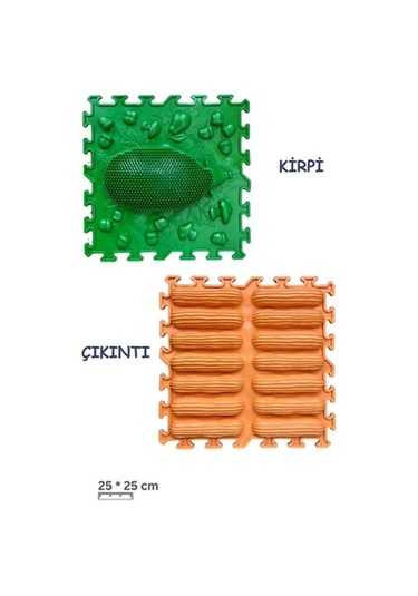 8 Modüllü Dokunsal Bütünleme Göl Kıyısı Çok Renkli