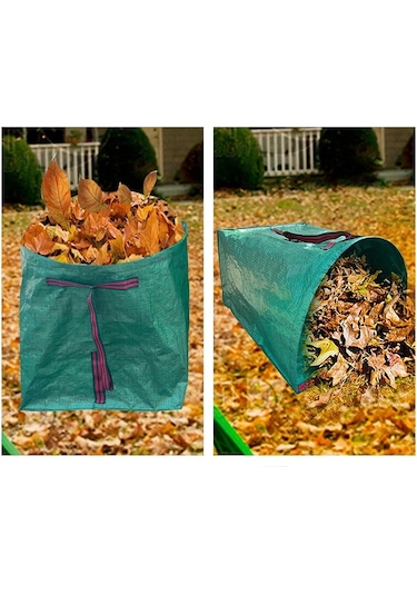 Suntek Bahçe Atığı Torbası Taşınabilir Büyük Yaprak Toplama 150l