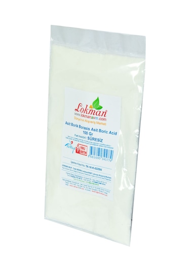 Lokman Avm Asit Borik Borasis Asit Boric Acid 100 G