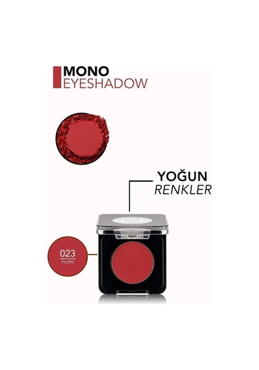 Flormar Mono Yüksek Pigmentli  Mat Bitişli Kompakt Göz Farı