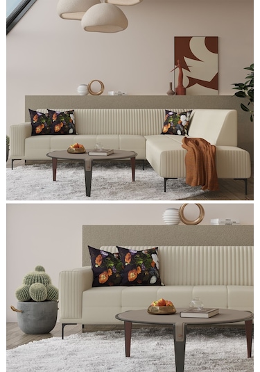 Modalife Neva Köşe Takımı Krem