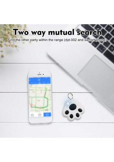 Geeroyoo Evcil Hayvanlar, Anahtarlar, Cüzdanlar İçin Gps Bluetooth Takip Cihazı: Kayıp Alarmı, Ses Kaydı, Uzaktan Selfie