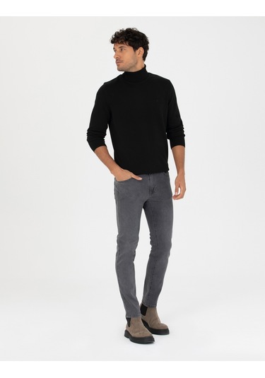 Pierre Cardin Erkek Siyah Triko Kazak 50276162-vr046 Siyah