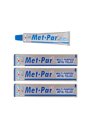 404 Met-par 50 Gr Metal Parlatıcı Kutulu 3 Adet