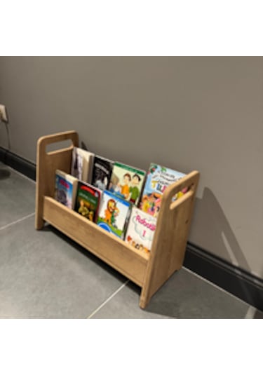 Montessori Mdf Çok Kullanışlı Kitaplık