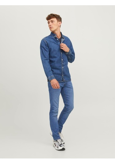 Jack & Jones Jjiglenn Jjoriginal Sq 223 Noos Erkek Jean Pantolon-27826-mavi Mavi