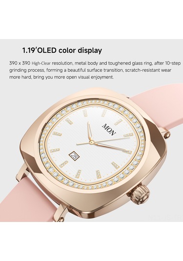 Jeemson 1.19" Amoled Ekranlı Ip68 Su Geçirmez Akıllı Saat (İthalatçı Garantili)