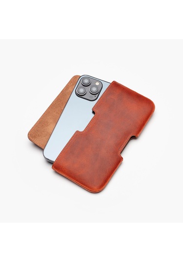 Belt Holster Apple Uyumlu iPhone 16 Plus Bakır