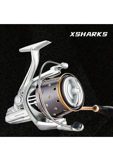 Motion003 Xsharks Kf14000 Uzun Mesafe Atış Balıkçılık Makinesi Paslanmaz Çelik Rulmanlar 4 6 1 Dişli Oranı Hafif Tasarım Tatlısu Tuzlu Su Balıkçılık