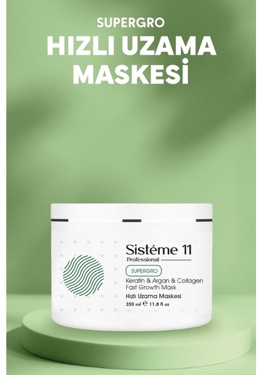 Sisteme 11 Hızlı Uzama Saç Maskesi 350 Ml