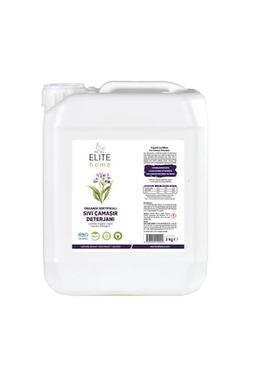 The Elite Home Organik Sertifikalı Sıvı Çamaşır Deterjanı 3 KG