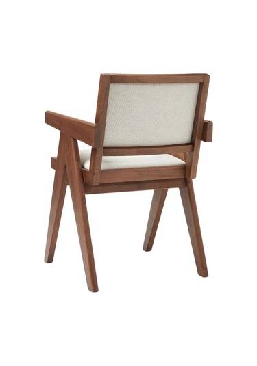 Kalmar Ahşap Ceviz Sandalye Ceviz - Beyaz