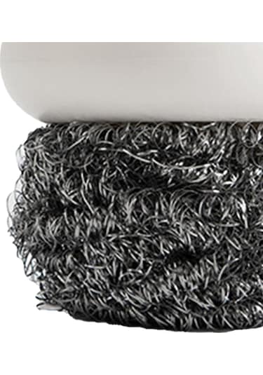 Magideal Suntek Mutfak Dayanıklı Çelik Tel Bulaşık Temizleme Topu Mavi - 7 x 7 x 8 CM Beyaz