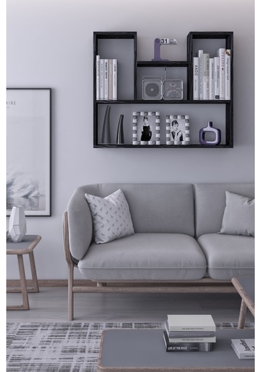 Lale Kitaplık Mutfak Banyo Salon Genç Odası Duvar Rafı