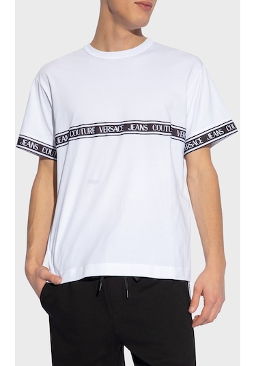 Versace Jeans Couture Erkek T Shirt 76gahc06 Cj01c 003 Beyaz Versace Jeans Couture Erkek T Shirt 76gahc06 Cj01c 003 Beyaz