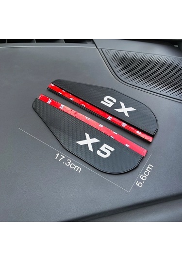 Flybuy Yumuşak Yağmur X6-bmw X6 X5 Şekillendirici Kauçuk Kaş İçin G06 G05 F16 F15 E72 E71 E70 E53 Dış Dikiz Çift Aynası Aksesuarları 2008-2023 1 Ni