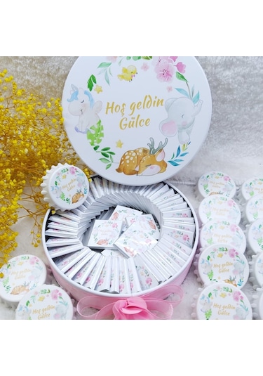 Sevimli Hayvanlar Açacak Ve Çikolata Set Bebek Şekeri