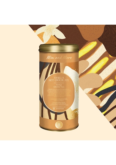 Mim and More Vanilyalı Sıcak Çikolata Vanilla Hot Chocolate Tin 200 G