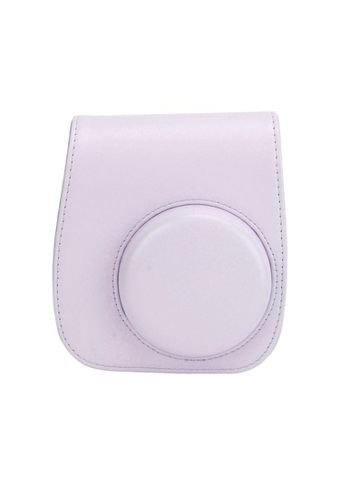 Geeroyoo Fujifilm Instax Mini 12 İçin Mor Pu Kamera Kılıfı + 64 Fotoğraf Albümü + 4 Renk Filtresi + 15 Çeşitli Çerçeve + Sticker Seti - Tam Koruma Ve Kreatif Fotoğraf Deneyimi