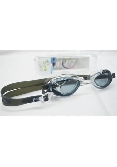 Povit Çocuk Yüzücü Deniz Gözlüğü Anti Fog Buğulanma Yapmaz 2540 Siyah Beyaz