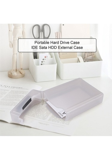 Moly 5 Adet 3.5 Ide Sata Harici Hdd Kutusu, Plastik Koruma Kılıfı Seti