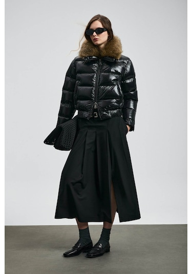 Lufian Daisy Siyah Kadın Mont 122120041 Siyah