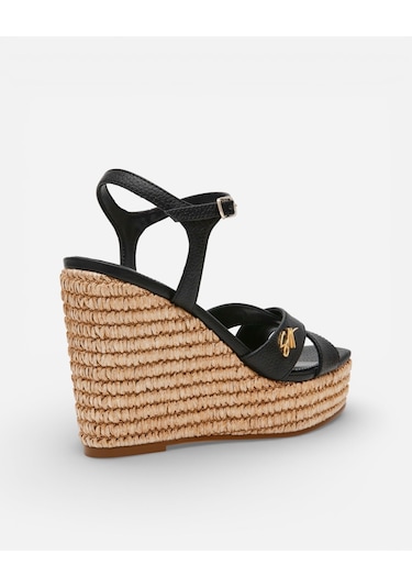 Steve Madden Cylo Black Leat Kadın Siyah Sandalet Cylo