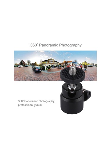 Puluz 1/4 İnç Kilitli Vidalı Metal Tripod Bilyalı Kafa Adaptörü