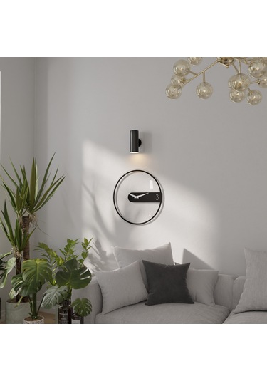 Dekoratif Şeffaf Pleksili Duvar Saati Şeffaf