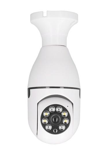 Jeemson Ev Güvenliği Kablosuz Kamerası: 2mp 1080p, 360 Panoramik, İki Yönlü Ses, Hareket Algılama, İrfalı Gece Görüşü, Wifi, 110-240v