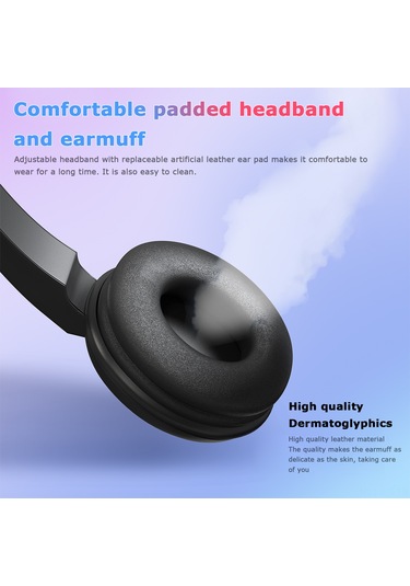 Leezsing Usb Kulaklık Mikrofon Seti - Gürültü Önleyici, Çevirmeli Mikrofonlu, Ses Kontrollü, Ofis Ve Çağrı Merkezi Kullanımı İçin