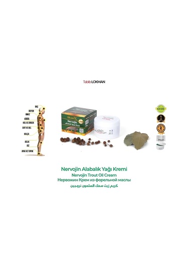 Tabib Lokman Nervojin Alabalık Yağı Masaj Kremi 6 x 100 ML