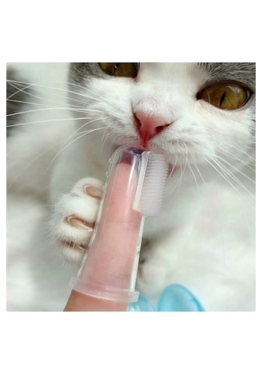 Tineke Kedi Köpek İçin Parmak Diş Fırçası
