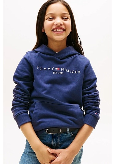 Unisex Çocuk Th Essential Hoodie Kapüşonlu Sweatshirt - Lacivert Twilight Navy