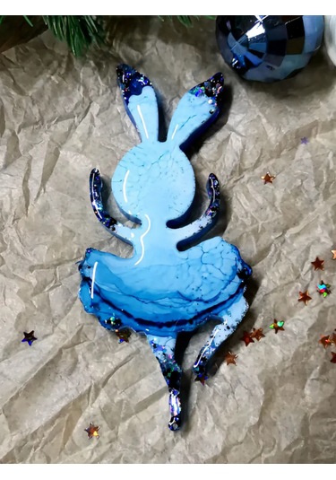 Astra Epoxy Silikon Kalıp "balletçik Tavşan" 270865807