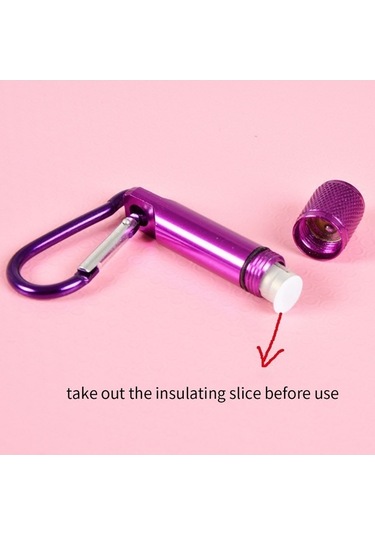 Dancemonkey Mini Anahtarlık Led El Feneri - Ultra Kompakt Parlak Kuyruk Anahtarı, Ev Kamp İçin Çok Renkli Çok Renkli