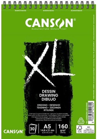 Canson Xl Dessın 160Gr A5 Çizim Defteri