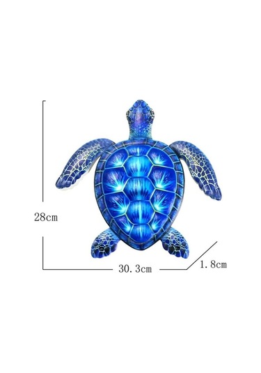 Novahub El Yapımı Deniz Kaplumbağası Duvar Dekoru - Uzun Ömürlü, Hediyelik Ve Şık Diğer