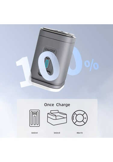 Suntek Havuz Oyuncakları Için Mini Pompa Elektrikli Hava Gri Gri