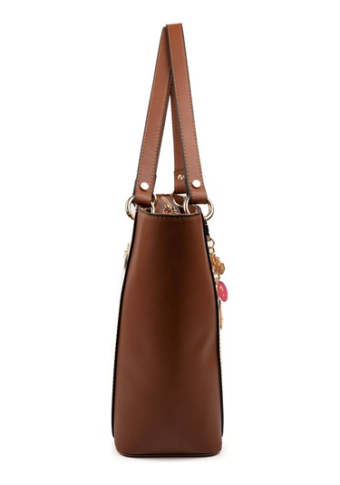 Silver Polo Kadın Omuz Çanta 1176 Krem-taba