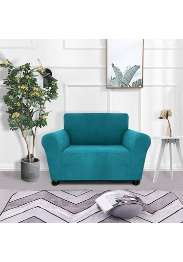 Flybuy Yıkanabilir Esnek Koltuk Kılıfı - Anti-kaygan, Çocuk & Evcil Hayvan Dostu, 16 Renk, Göl Mavisi DiğER