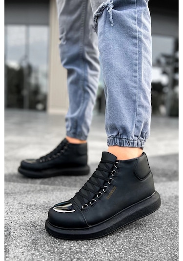 Ch267 - Cst Roma Mirror Erkek Bot Sıyah Çok Renkli