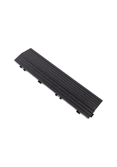 Sones Açık Balkon Plastik Ahşap Su Geçirmez Korozyon Önleyici Sızdırmazlık Zemin, Renk: Siyah Diğer