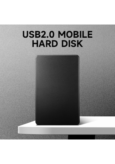 Xiyyadms Usb2.0 320gb Dış Hard Disk, Hafif Taşınabilir, Sabit Dayanıklı, Siyah, Abs Kasa, 12x7.5x1.3cm, Win7/8/10/vista Desteği