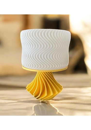 Elegance Tasarım 3d , Ev Dekorasyon , Bohem , Vintage , Dekoratif Abajur - Sarı Çok Renkli