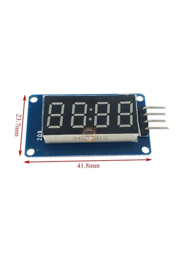 Tm1637 Modül 4 Digit Led Display Saat Ekran Modülü 5v 7 Segment