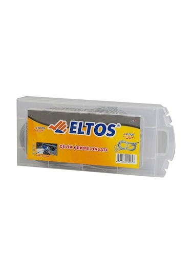 Eltos Çelik Çekme Halatı Ch200- 6.8 MM 3.5 MM Çelik Çeki Halatı