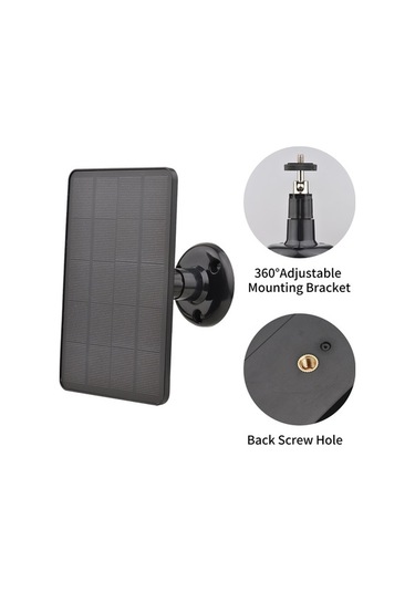 Pazly 4w 5v Su Geçirmez Güneş Paneli - 300cm Kablo, Güvenlik Kameraları İçin Sürekli Şarj