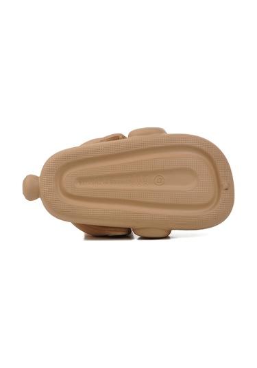 Bej Unisex Çocuk Sabo Terlik Doggy P Bej